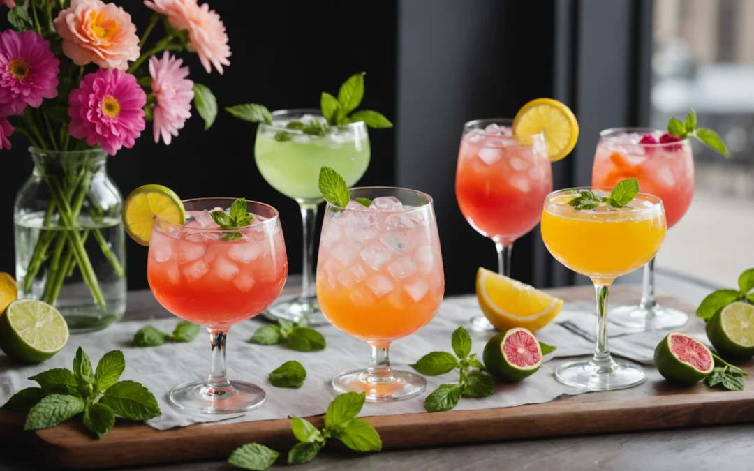 Un souffle floral : cocktails printaniers qui enchantent les femmes modernes
