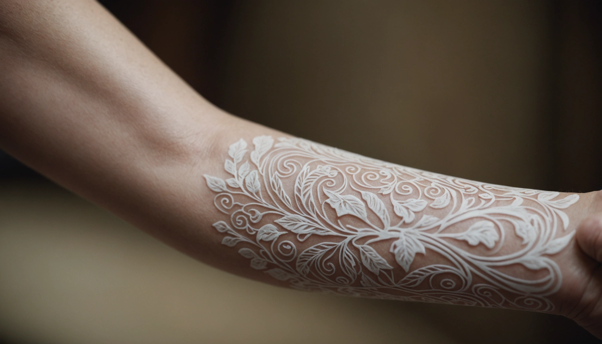 blanc tatouage