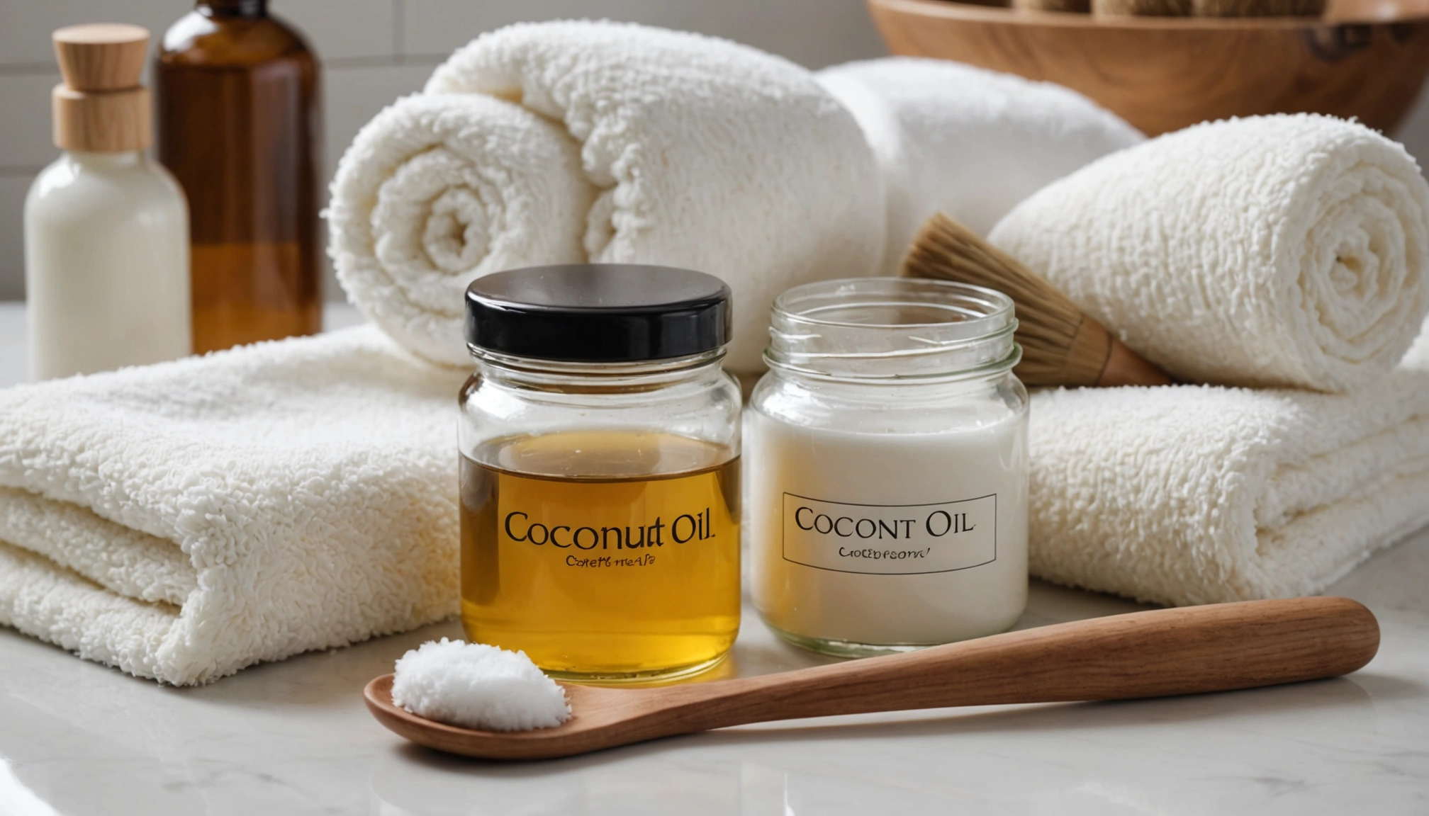 démaquillant huile de coco