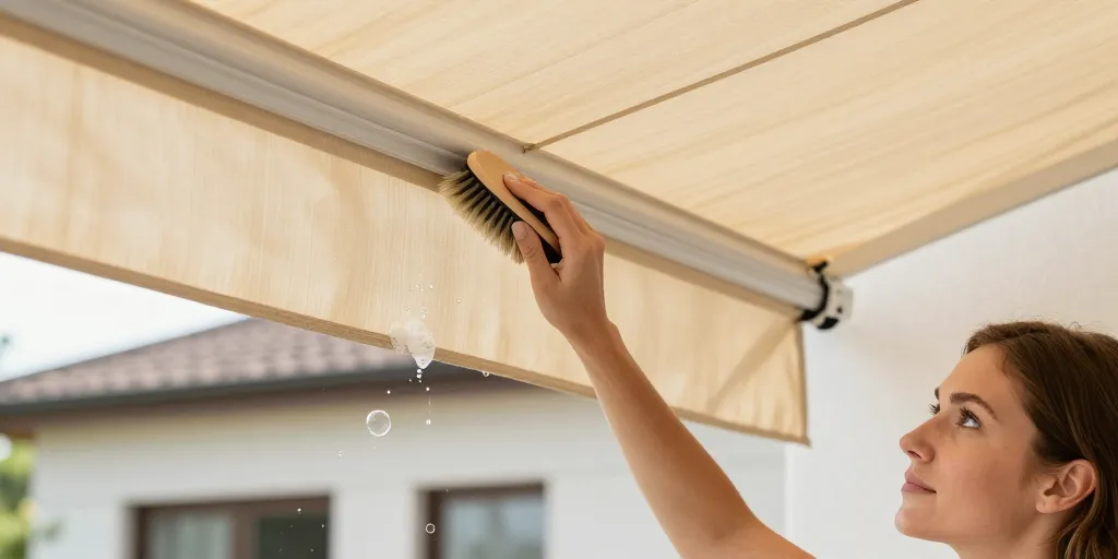 Nettoyage store banne : les solutions douces pour une toile impeccable